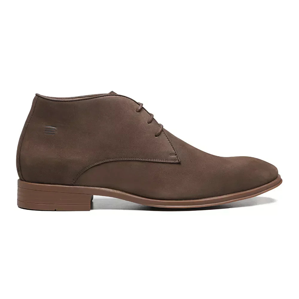 BOTA DERBY MASCULINA CASUAL EM COURO MARROM COM CONFORTO