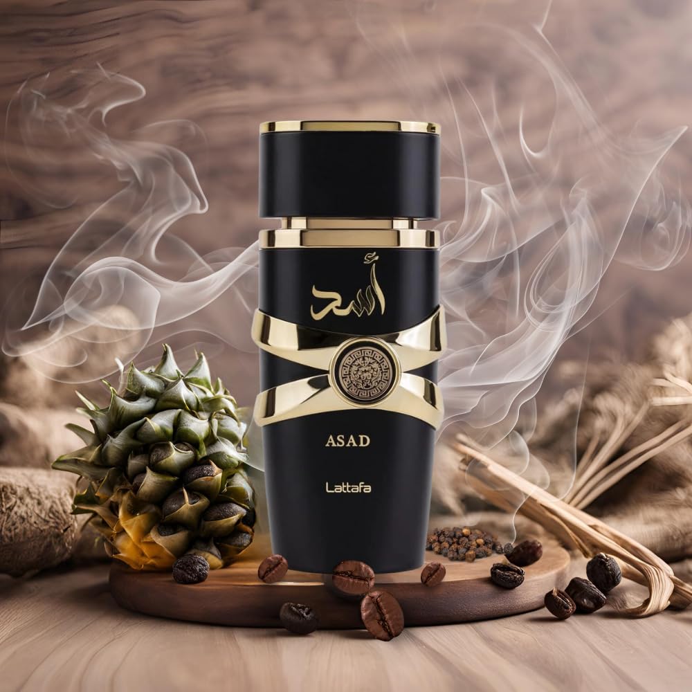 [KIT ÁRABE] Lattafa ASAD - Perfume Árabe (100ml) + Hidratante Asad (250ml)